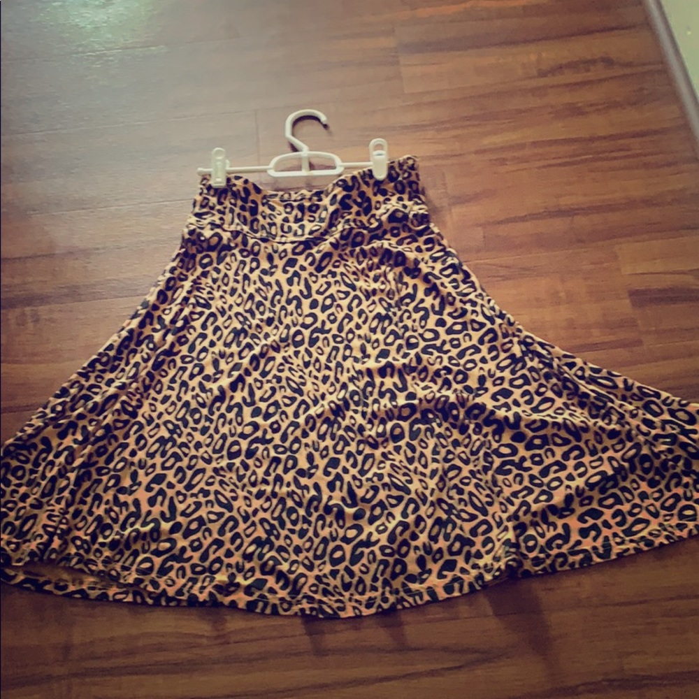 Cristina V leopard print skirt